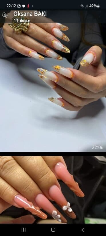 refle saçlar 2020: Manikür, Dırnaq qaynağı, Salonda — 4