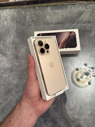 dubay telfon: IPhone 16 Pro, 256 GB, Desert Titanium, Face ID — 6