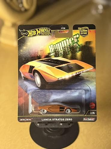 dəmir pullar: Hot Wheels Premium – Car Culture seriyasından “Lancia Stratos Zero” — 1