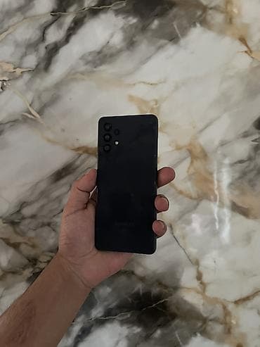 apple ipad mini 5: Samsung Galaxy A32, 128 GB, rəng - Qara, Barmaq izi, Face ID — 6