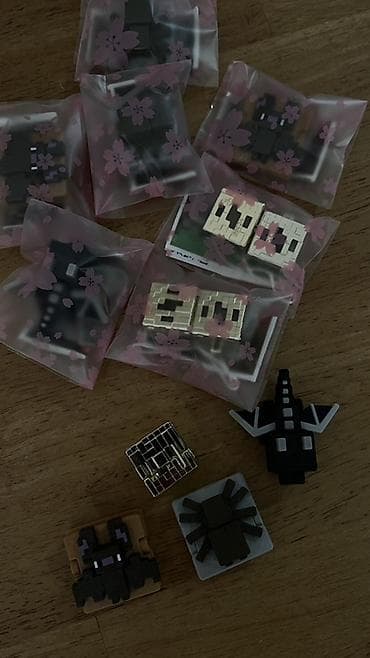 статуетка: Minecraft temalı kinder fiqurlar Ender Dragon, yarasa, hörümçək və — 2