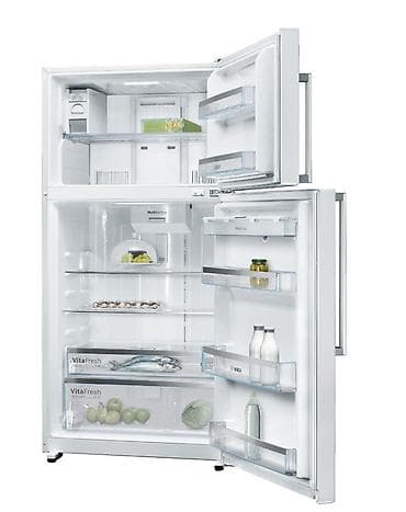 dondurmalar: 2 qapılı Bosch Soyuducu Satılır, rəng - Gümüşü, Təkərli — 2