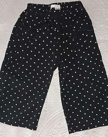 Uşaq şalvarı – qara rəngdə, ağ xallı (polka dot) naxışlı. - Model lalafo.az -da Uşaq şalvarı – qara rəngdə, ağ xallı (polka dot) naxışlı. - Model