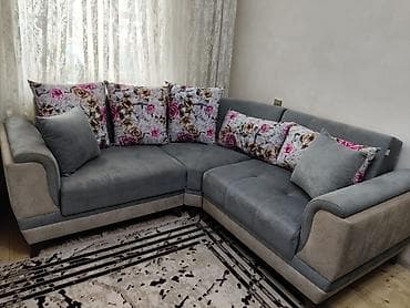 islenmis divan: Угловой диван, Б/у, Нераскладной, Без подъемного механизма, Нет доставки — 2