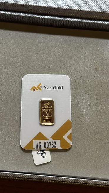 hədiyə: Gümüş külçə - 1oz (31.1) gr. - 235 Azn Azərgold qızıl külçələr - — 7