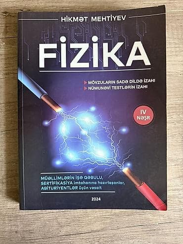 Məhsul: “Fizika” – Hikmət Mehtiyev (IV nəşr, 2024) lalafo.az -da Məhsul: “Fizika” – Hikmət Mehtiyev (IV nəşr, 2024)