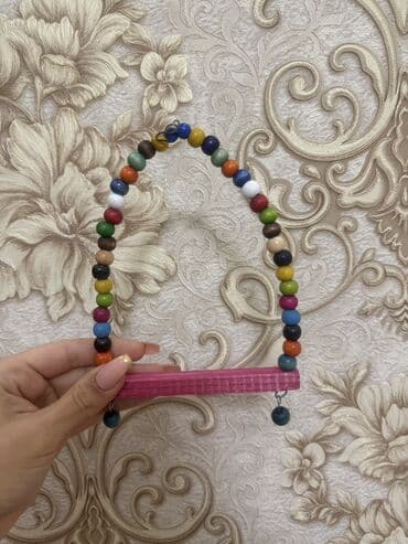 İtlər: Papuqay və xırda quşlar üçün asılqan–oyuncaq Balaca yelləncək quşlar — 6