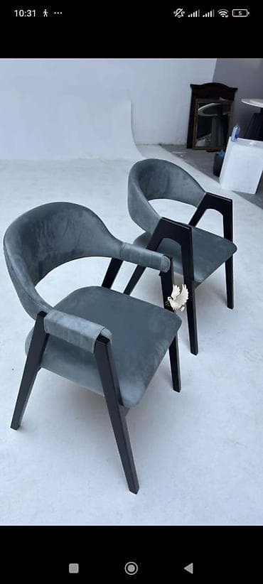 Qonaq otağı üçün, Yeni, Qatlanmayan, rəng - Boz Stul