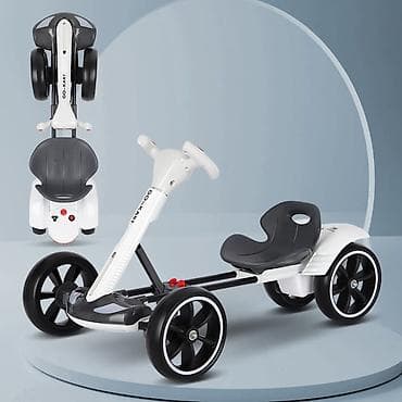 Uşaq üçün pedallı go-kart - 4 təkərli stabil konstruksiya, geniş ön — 2
