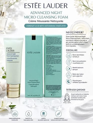 Estee Lauder Advanced Night Micro Cleansing Foam – 100 ml Gecə qulluq