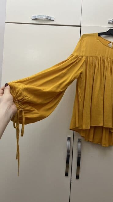 köyney: H&M qadın bluzası Tezedi - Rəng: xardal/sarı - Ölçü: EUR 36 — 4
