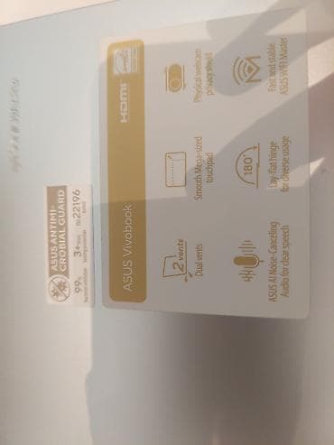 poco 6: ASUS Vivobook noutbuku - Gümüşü rəngdə korpus, yüngül və zərif dizayn — 7