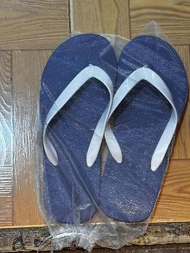 Mavi rəngli şip-şip (plaşka) terliklər Tezedi Razmer 37-38 Turkiyeden