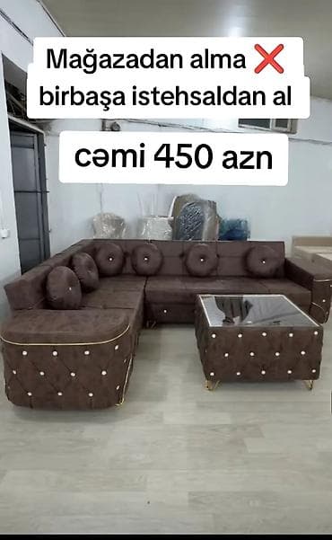 divan krislo: Yeni, Künc divan, Qonaq otağı üçün, Açılmayan — 1