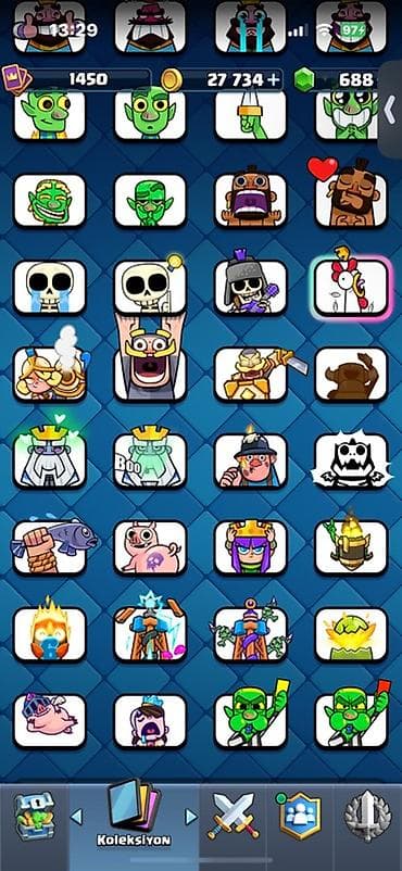 Искусство и коллекционирование: Clash Royale hesabı 11200+ kupa sahibdir 1500+ kolleksion lvl 12 — 9