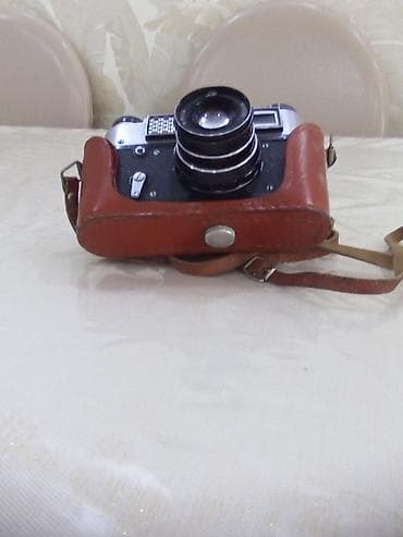 hdd disk: FED-5 film fotoaparatı + orijinal dəri futlyar və kəmər - Tip: 35 mm — 1