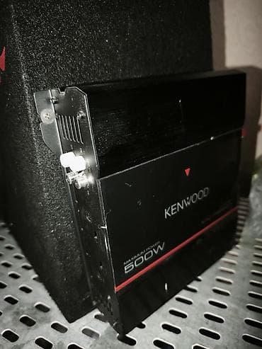 audio kabel: Kenwood avtomobil subwoofer sistemi - Subwoofer: Kenwood bass qutusu — 3