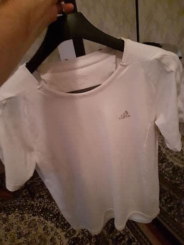 paltar satışı: Futbolka, Adidas, L, rəng - Ağ — 4