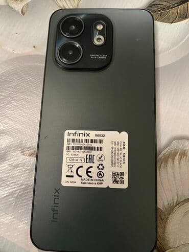 Daraq panellər: Infinix Smart 9 HD, 64 GB, rəng - Boz, Zəmanət, Sensor, Simsiz şarj — 3