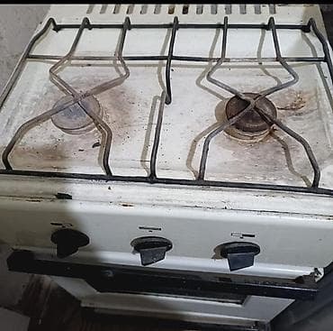 microdalgali soba: Qaz plitəsi Ayrıca dayanan, 2 gözlü, İşlənmiş — 1