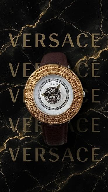 qizil 583: Qol saatı, Versace, rəng - Qızılı — 3