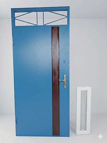 Mənzil üçün İşlənmiş Giriş qapısı 100x210 sm Zamok ilə, Zəmanətsiz, Ödənişli quraşdırma, Ünvandan götürmə, Ödənişli çatdırılma — 3