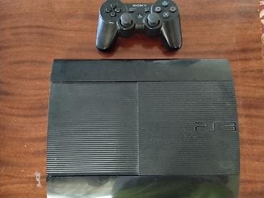 PS3 (Sony PlayStation 3): Playstation 3 super slim işlənmiş 49 oyun gta 5, pes 2013 kimi oyunlar — 1
