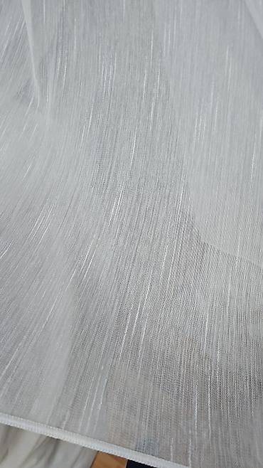 rcd pərdə: Boz rəngli ikili pərdə dəsti - Material: Qalın, yumşaq teksturalı — 8