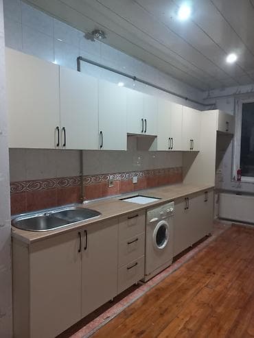 mebel satıram: Mətbəx mebeli dəsti – modul quruluşlu, açıq bej rəng palitrası ilə - — 4