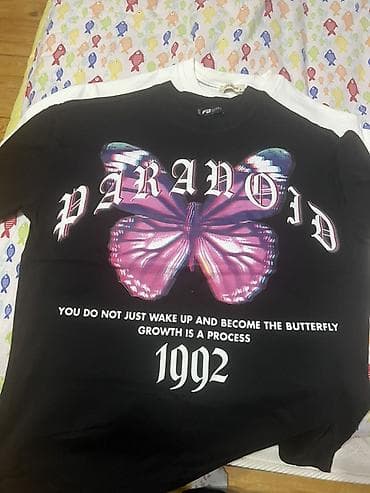 mayka modelleri: F2 Sister brendi qadın t-shirt - Rəng: qara - Ölçü: XXS (etiketdə — 1