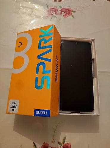 honor x5 plus: Tecno Spark 8C, 64 GB, rəng - Gümüşü, Barmaq izi — 2