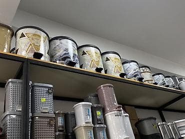 sutlac qablari: Pedallı zibil qabları dəsti – 3 ölçü Böyük 20 L - 12 Azn Orta 11 L - 9 — 5