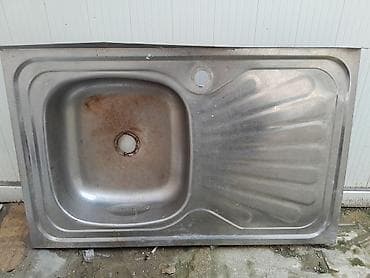 Düzbucaqlı Mətbəx çanağı, Paslanmaz polad