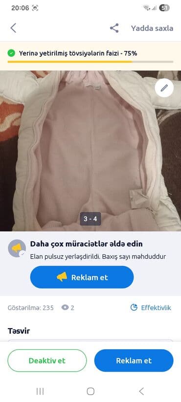 Üst geyimləri: Kombinezon, Qız üçün, 3 - 6 ay, Chicco — 2