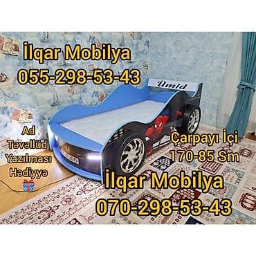 Yeni, Sifariş ilə, Maşın-çarpayı, Matrassız, Siyirməsiz