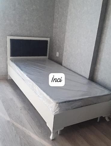 tek çarpayi: Yeni, Təknəfərlik çarpayı, Bazalı, Matras ilə, Siyirməsiz, Azərbaycan — 2