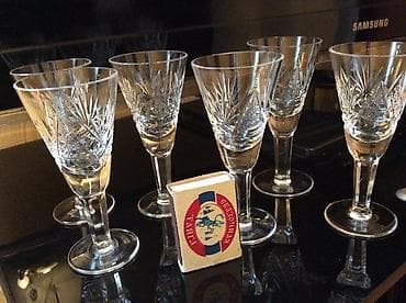 ucuz tablolar: Qədəhlər, rəng - Ağ, Xrustal, 6 ədədli dəst, Çexiya — 2