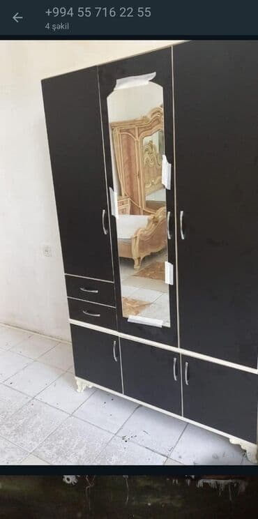 4 qapili dolab: Yeni, Açılan, 4 qapılı Düz dolab, Dolab-asılqan, Türkiyə — 20