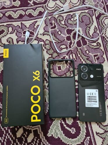 a tv plus: Poco X6, 256 GB, rəng - Qara — 1