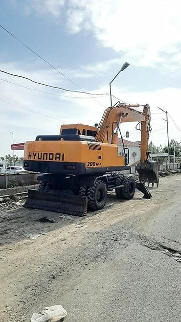 traktor tekeri: Hyundai 200W-7 təkərli ekskavator - Brend/model: HYUNDAI 200W-7 - — 3
