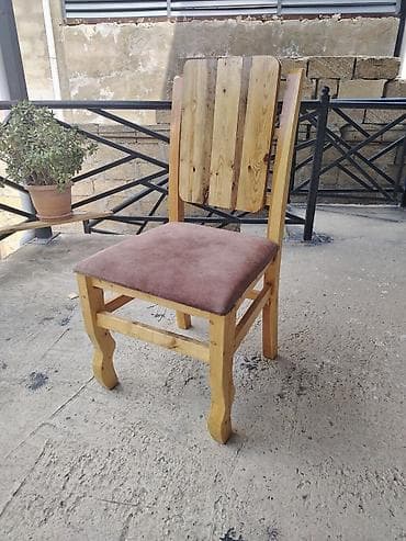 tabletka stul: Mətbəx üçün, Yeni, Açılmayan, Dördbucaq masa, 6 stul — 5