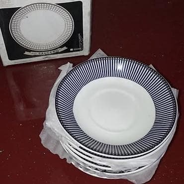 Nəlbəkilər, 6 ədədli dəst, rəng - Ağ, Farfor