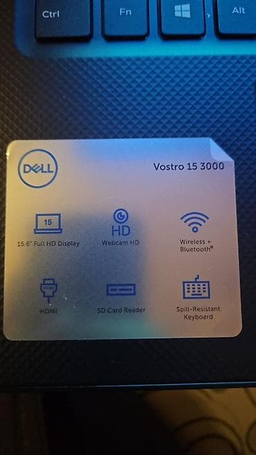dell notebook: Dell Vostro 15 3000 (Model: Vostro 3580) noutbuk - Ekran: 15.6" Full — 4