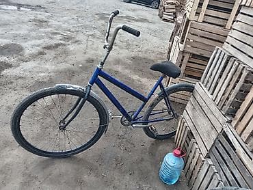 Şəhər velosipedləri: Şəhər tipli velosiped - Rəng: mavi-gümüşü çərçivə, qara oturacaq və — 3