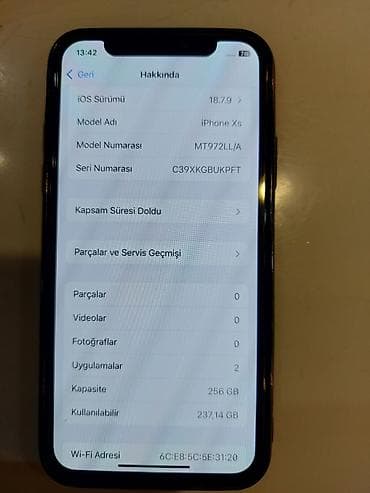 iphone gence: IPhone Xs, 256 GB, Space Gray, Simsiz şarj, Face ID — 3