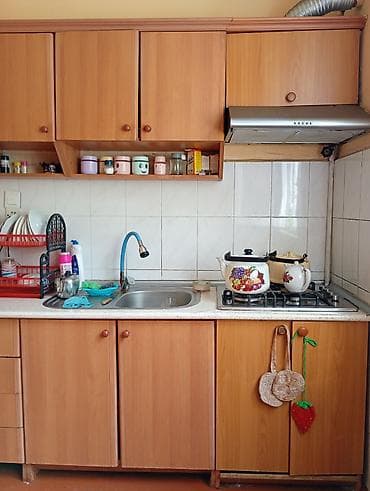 kunc dolablar: Mətbəx mebeli - Künc yerləşimli modullu dəst: üst və alt dolablar - — 7