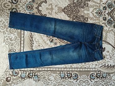 Cinslər: Zolla brendi. Kişilər üçün cins (jeans) denim şalvar. Yenidir — 7
