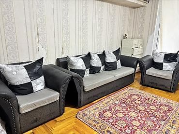 Qonaq otağı üçün yumşaq mebel dəsti - Tərkibi: 1 ədəd 3 nəfərlik — 2