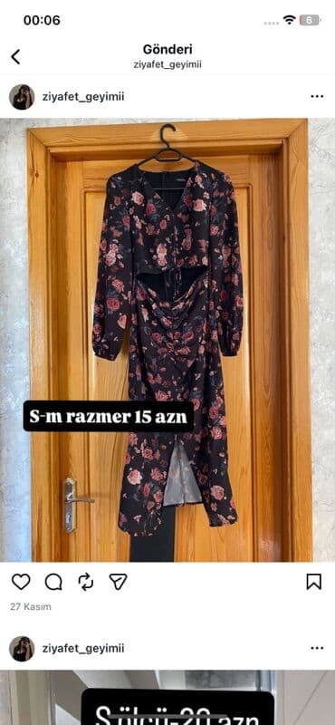 Pencəklər: Məhsul: Qadın ziyafət və gündəlik donlar kolleksiyası - Qırmızı uzun — 3