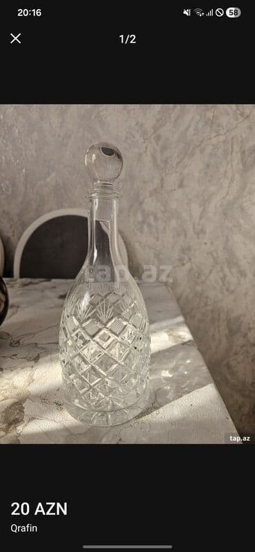 cuce su qabi: Rəng - Ağ, Şüşə — 2